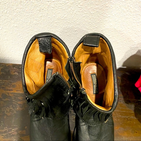 AllSaints Bonny Cuban Fringe Harness Ankle Boots (Size 6) (EU 36)🌹 - Picture 14 of 16